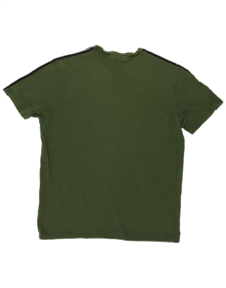 Męski T-shirt Champion z grafiką Top w kolorze średniozielonym