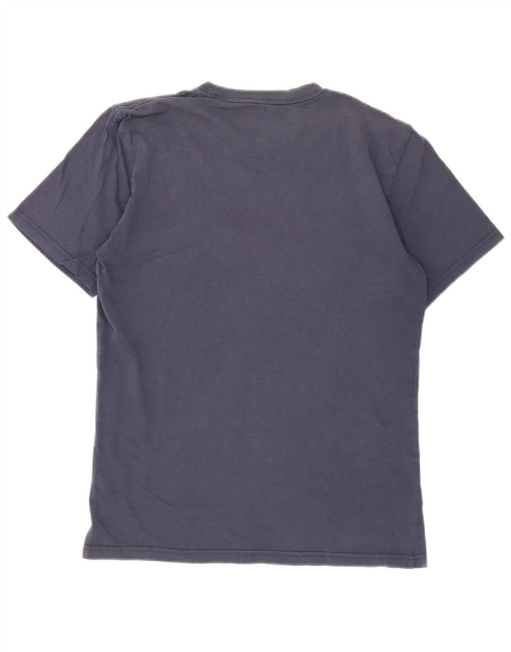 Męska koszulka z grafiką Carhartt, średnia, granatowa