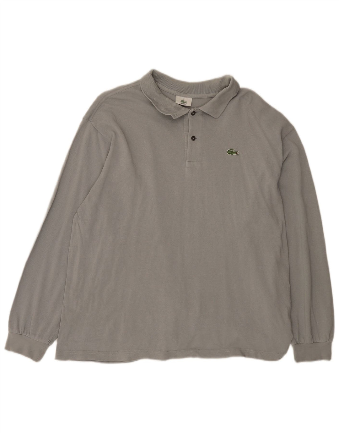 Męska koszulka polo Lacoste z długim rękawem, rozmiar 8, 3XL, szara