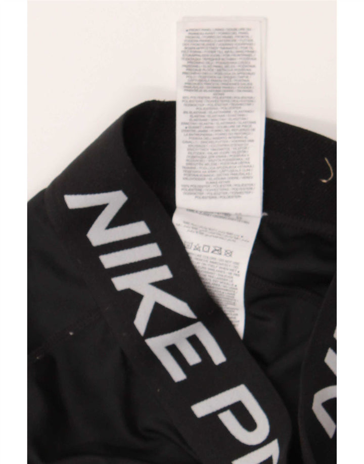 Legginsy dziewczęce Nike 8-9 lat Wmały czarny poliester