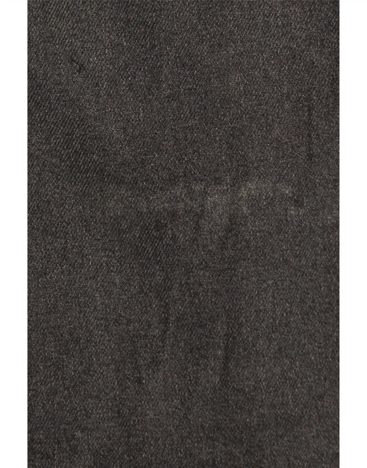 Męskie spodnie codzienne Marks & Spencer o regularnym kroju W34 L29 Szary poliester