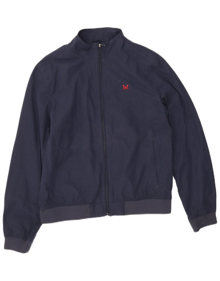 Męska kurtka bomber Crew Clothing UK 36, mała, granatowa, z poliestru