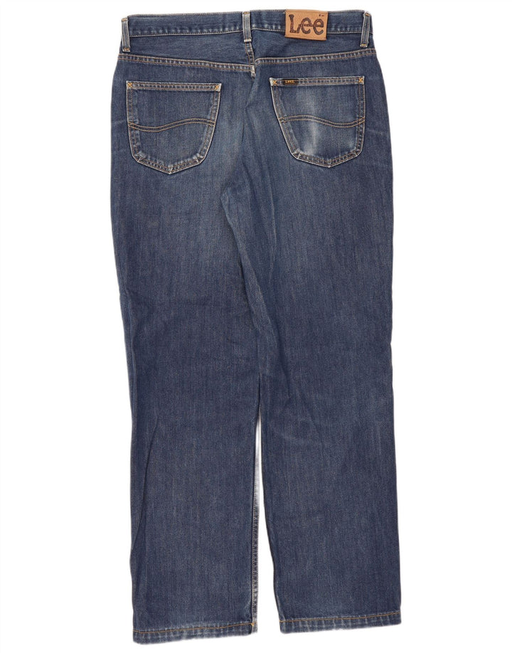 Męskie jeansy Lee Chicago Straight W36 L31 Niebieskie bawełniane