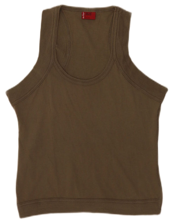 Damska kamizelka Levi's Top UK 12, średnia bawełna khaki