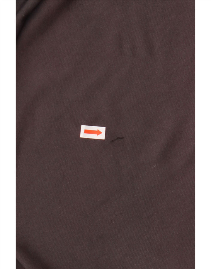 Damskie spodnie dresowe NIKE Dri Fit Capri UK 12/14, duże, szare, bawełniane