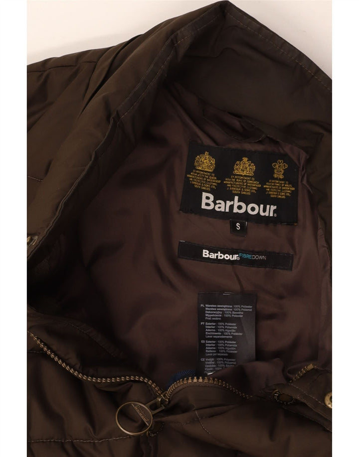 Męska ocieplana kurtka BARBOUR UK 36, mała, brązowa, poliester