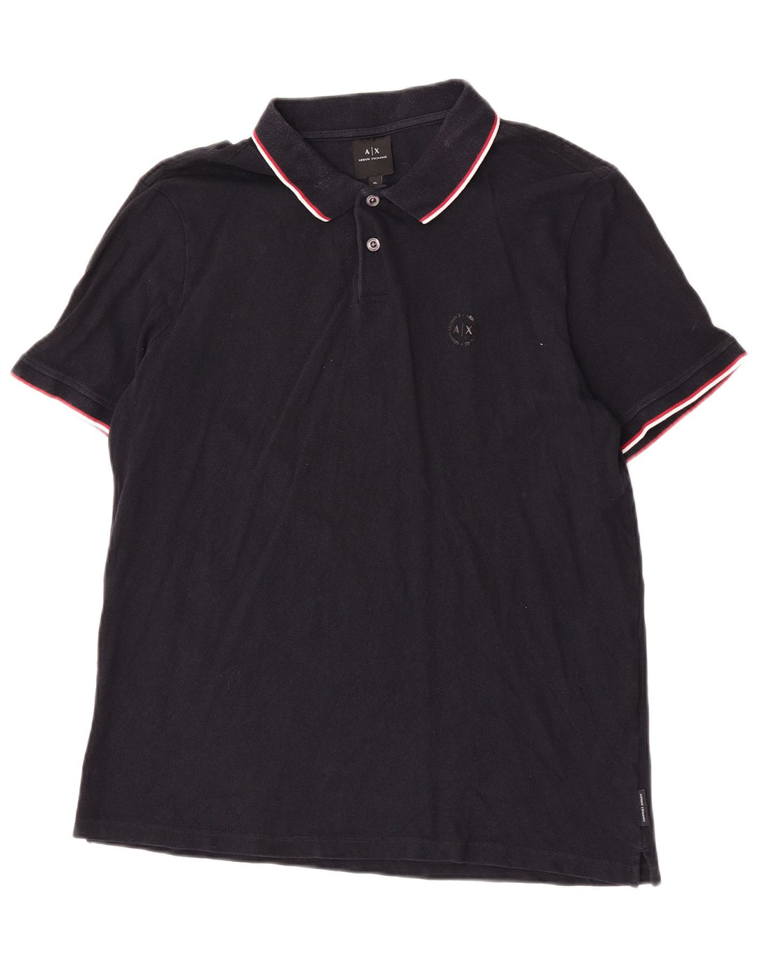 Męska koszulka polo Armani Exchange XL, czarna, bawełniana