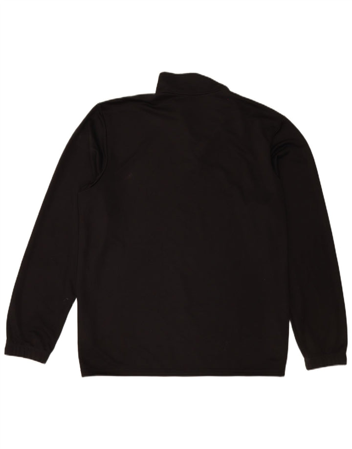 Adidas Męski dres Climalite Zip Neck Pullover Top XL Czarny poliester