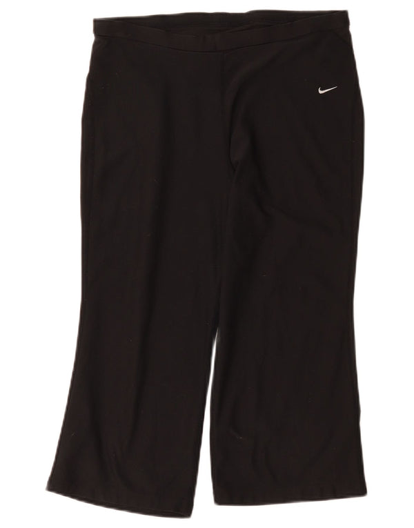 Damskie spodnie dresowe Nike Capri UK 12, średnie czarne