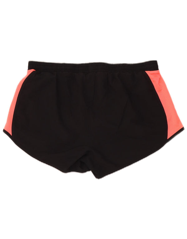 Damskie spodenki sportowe Under Armour Heat Gear UK 16, duże, czarne, z blokami kolorów