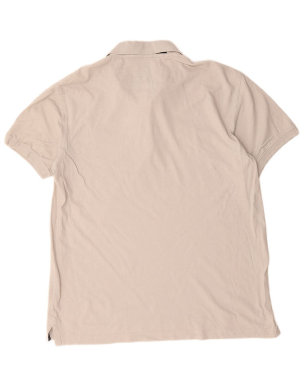 Crew Clothing Męska koszulka polo XL, biała, bawełniana