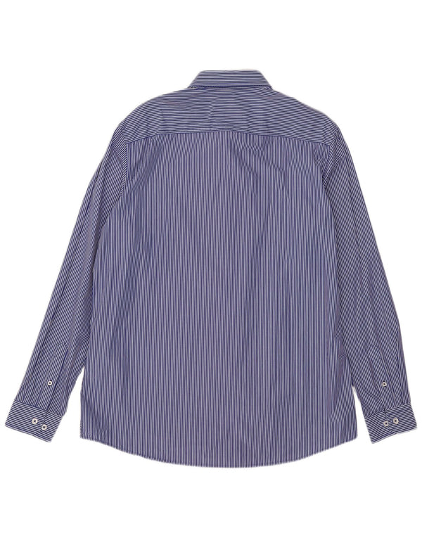 Crew Clothing Męska koszula slim fit XL w niebieskie paski, bawełniana