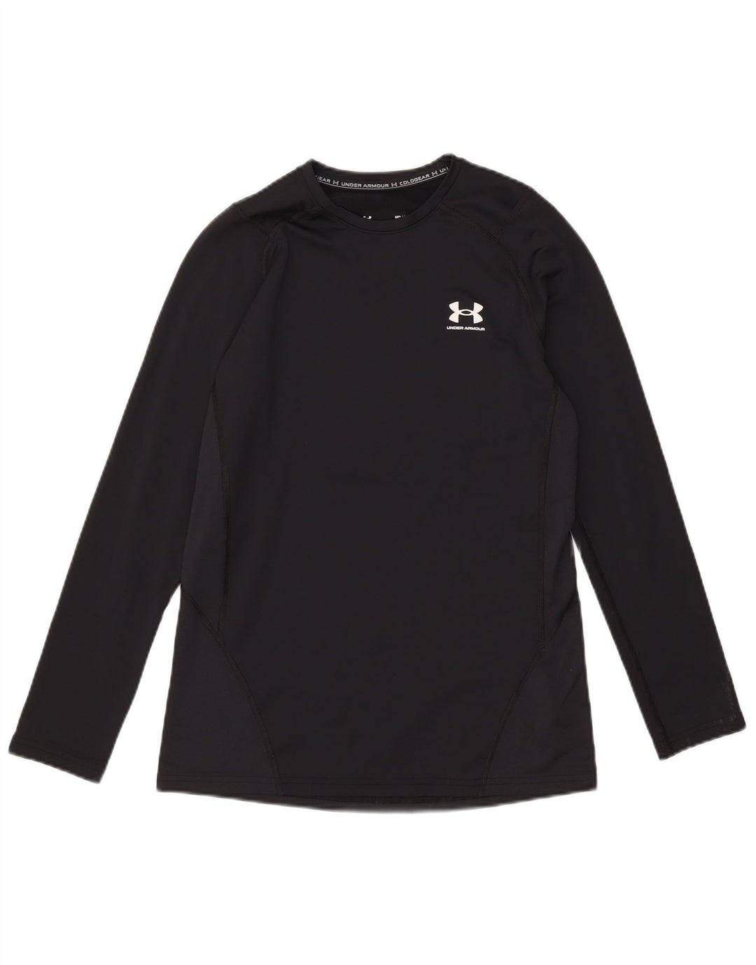 Męska koszulka Cold Gear z długim rękawem Under Armour, średni czarny poliester
