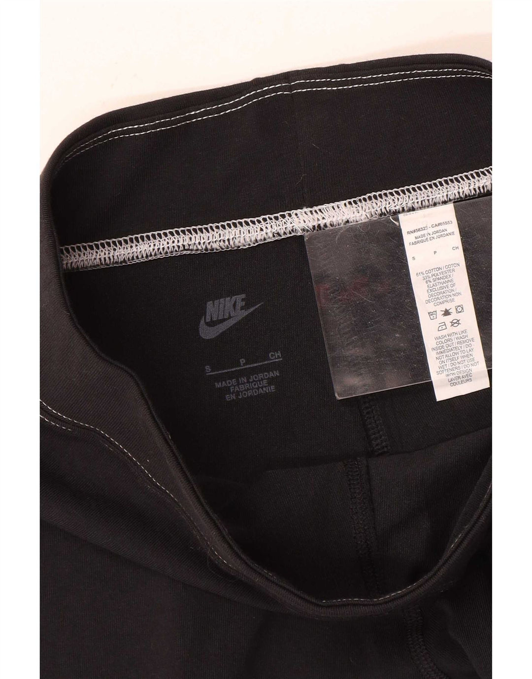 Damskie legginsy Nike Graphic UK 10, małe, czarne, bawełniane