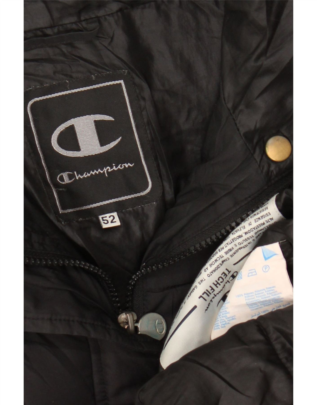 Damska ocieplana kurtka Champion IT 52 2XL Czarny poliester