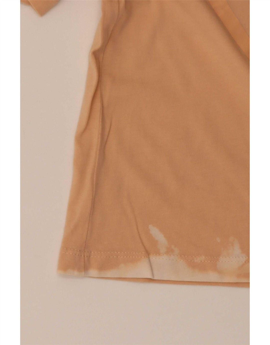 Damski T-shirt Guess Crop Graphic Top UK 12 Średni Pomarańczowy