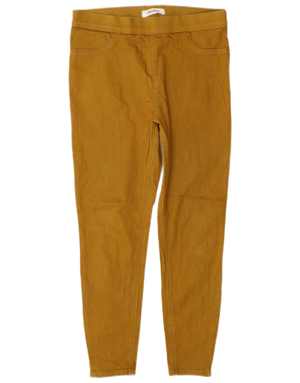 Marks & Spencer Damskie jeansy Jegging UK 12 Medium W30 L27 Żółta bawełna