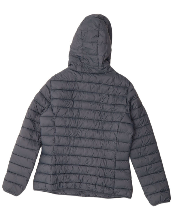 Damska wyściełana kurtka z kapturem Carrera UK 16, duża niebieska poliamid