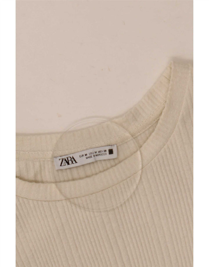 Bluzka damska Zara Top UK 12 Medium Off White