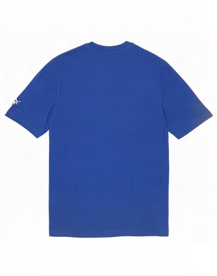 T-shirt męski Puma Top XS, niebieski, bawełniany