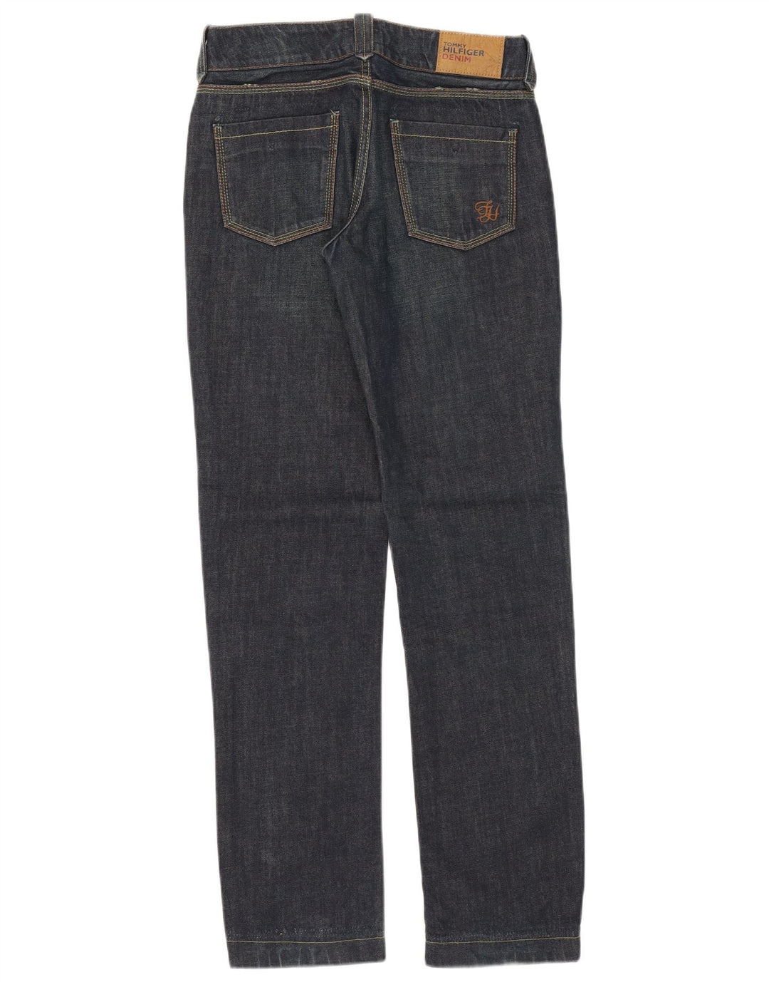 Damskie proste dżinsy Tommy Hilfiger W27 L34 Niebieskie bawełniane