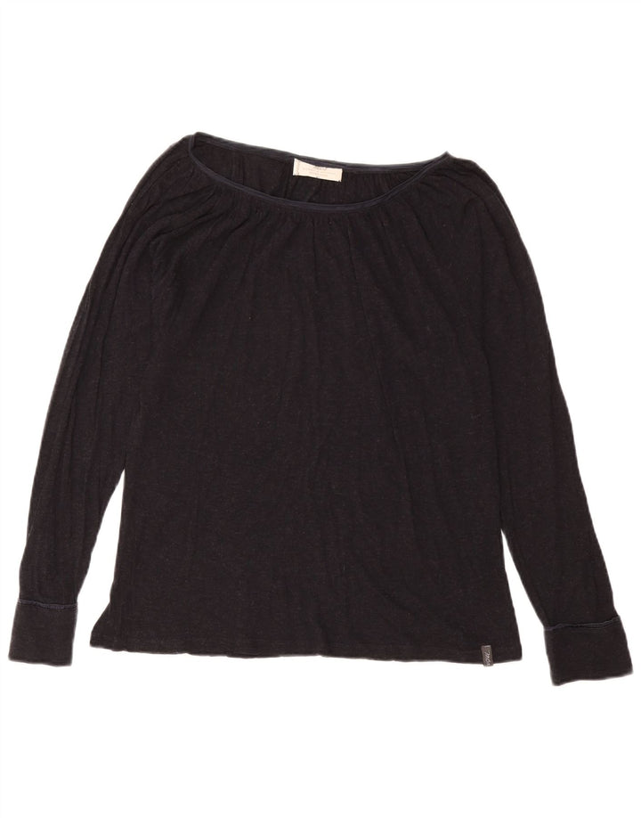 Marlboro Classics Damski top z długim rękawem UK 16, duży, czarny