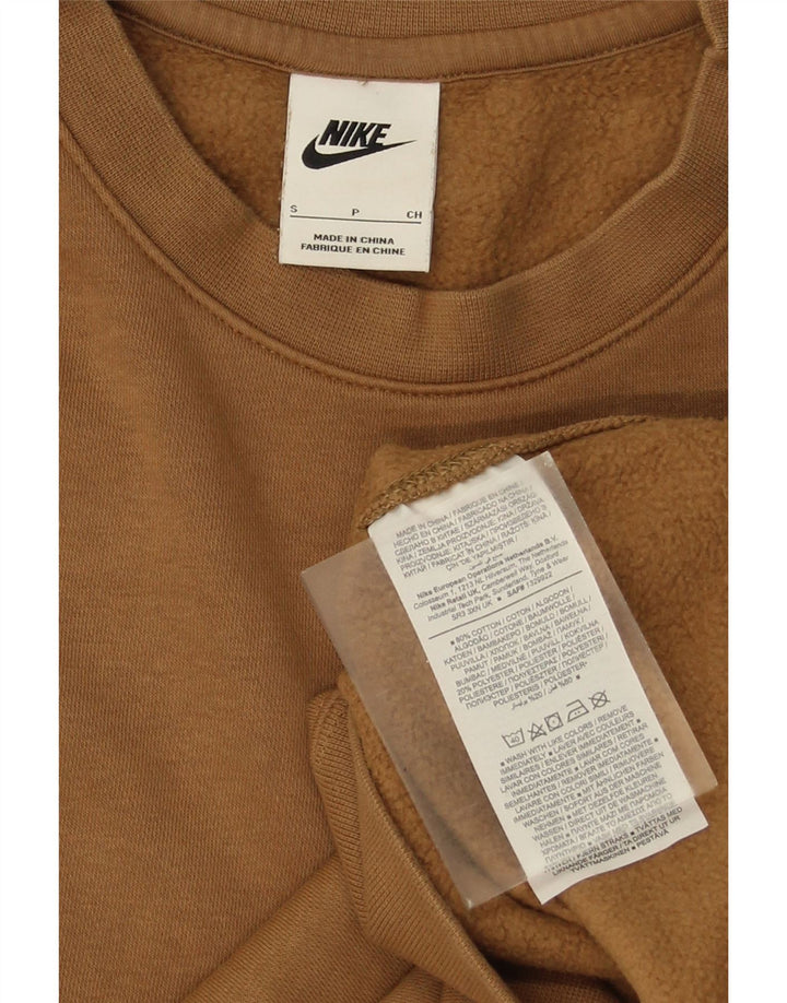 Bluza męska Nike, mała, beżowa, bawełniana