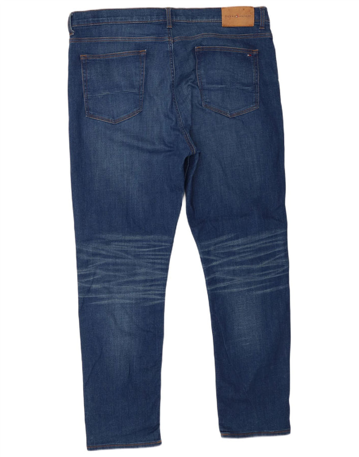 Męskie dżinsy Tommy Hilfiger Bleecker Slim W40 L32 Niebieska bawełna