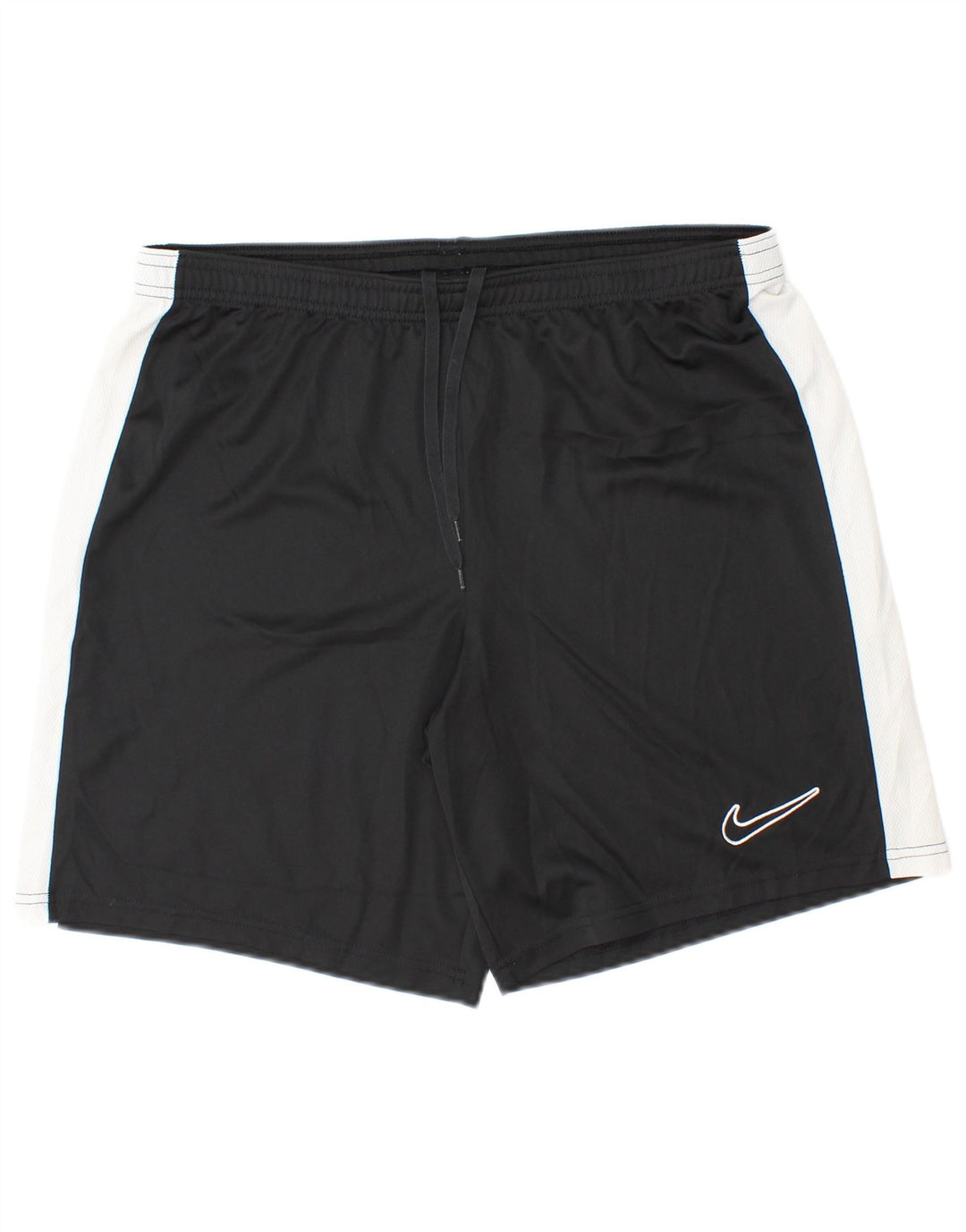 Męskie spodenki sportowe NIKE Dri Fit Slim Fit, duży czarny poliester z blokami kolorów