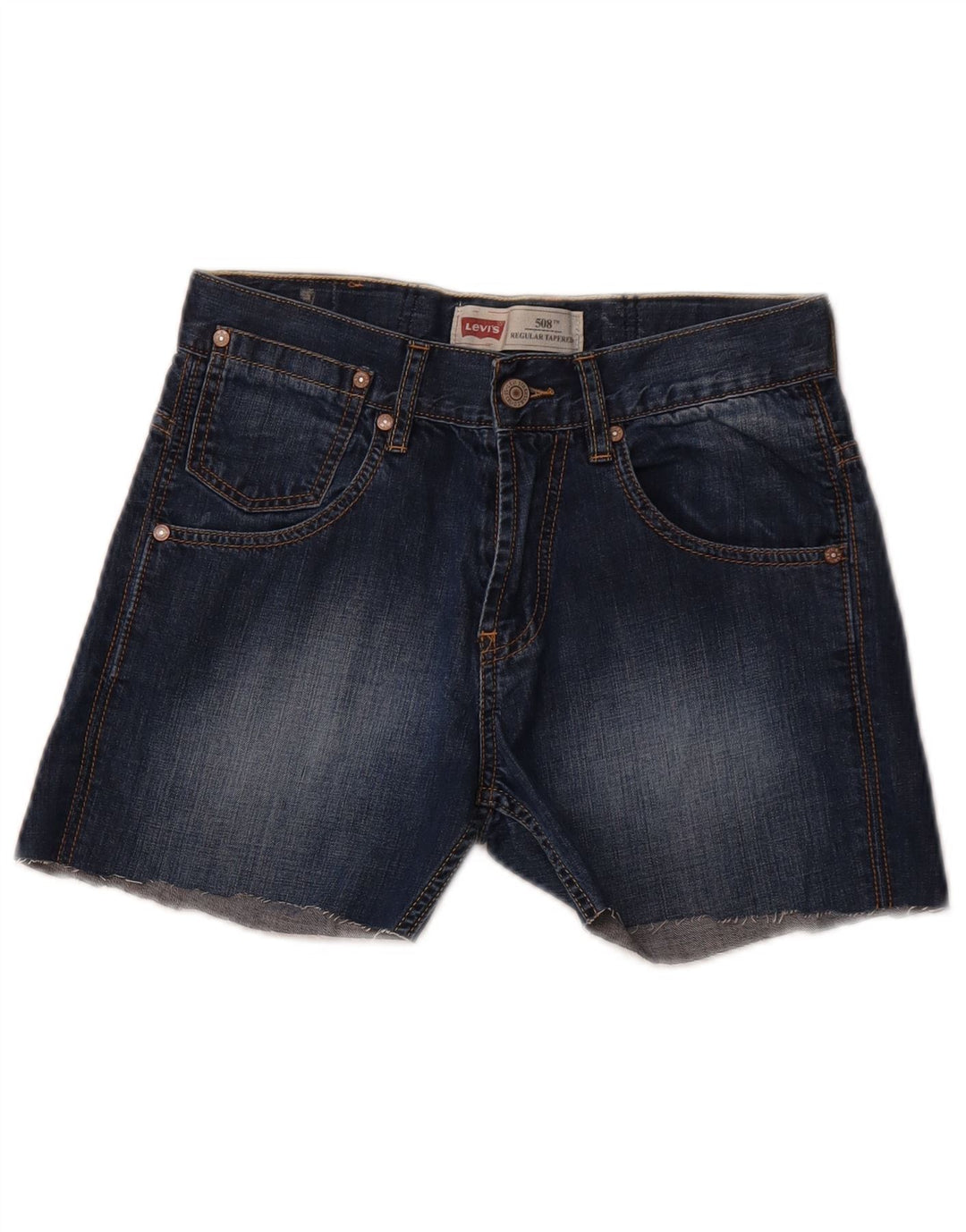 Dziewczęce LEVI'S 508 Regularne spodenki jeansowe 15-16 lat W26 Niebieska bawełna
