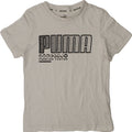 PUMA Boys Graphic T-Shirt Top 7-8 Years White Cotton Vintage Puma and Second-Hand Puma from Messina Hembry 