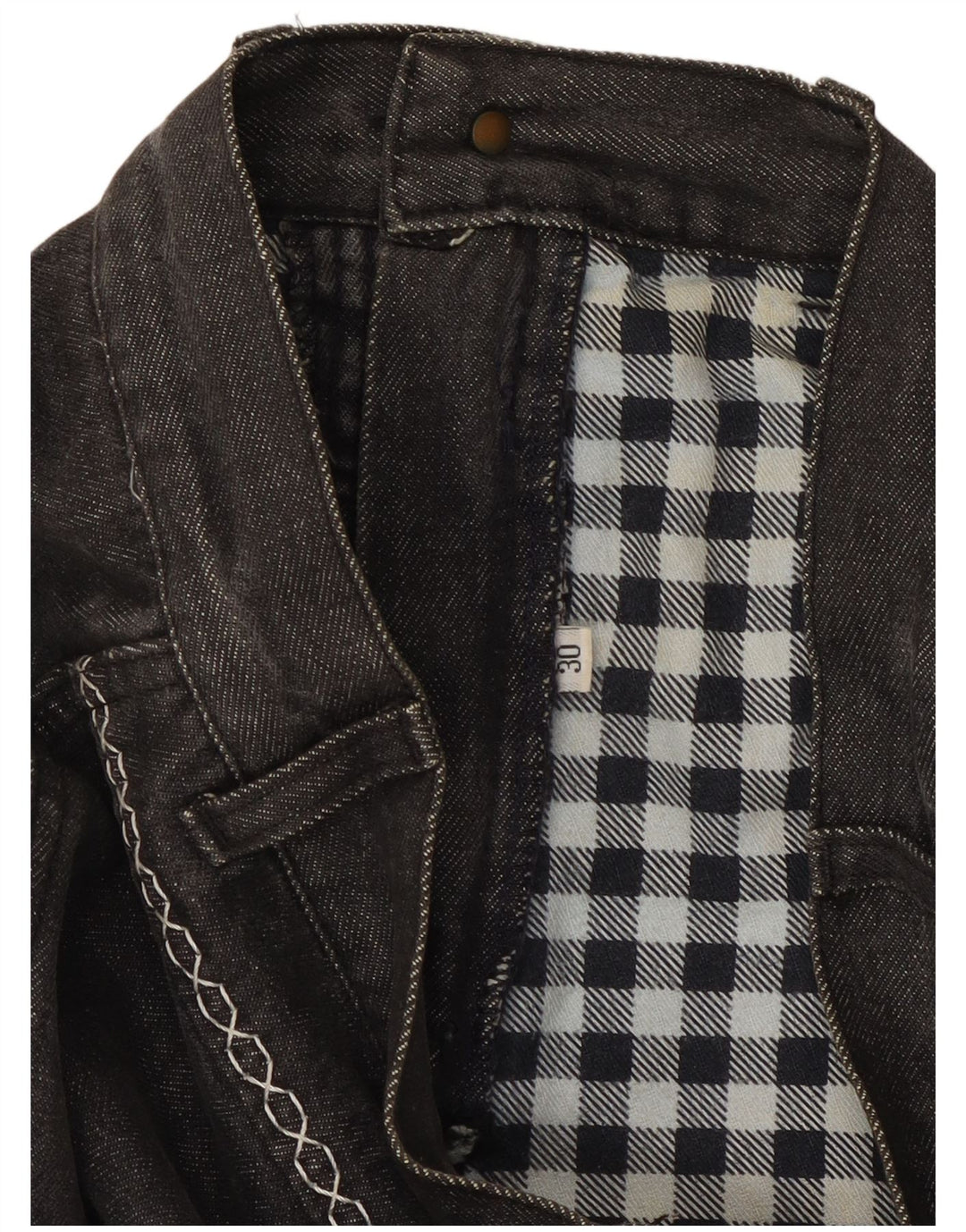 Damska spódnica dżinsowa VINTAGE W30 Średni szary