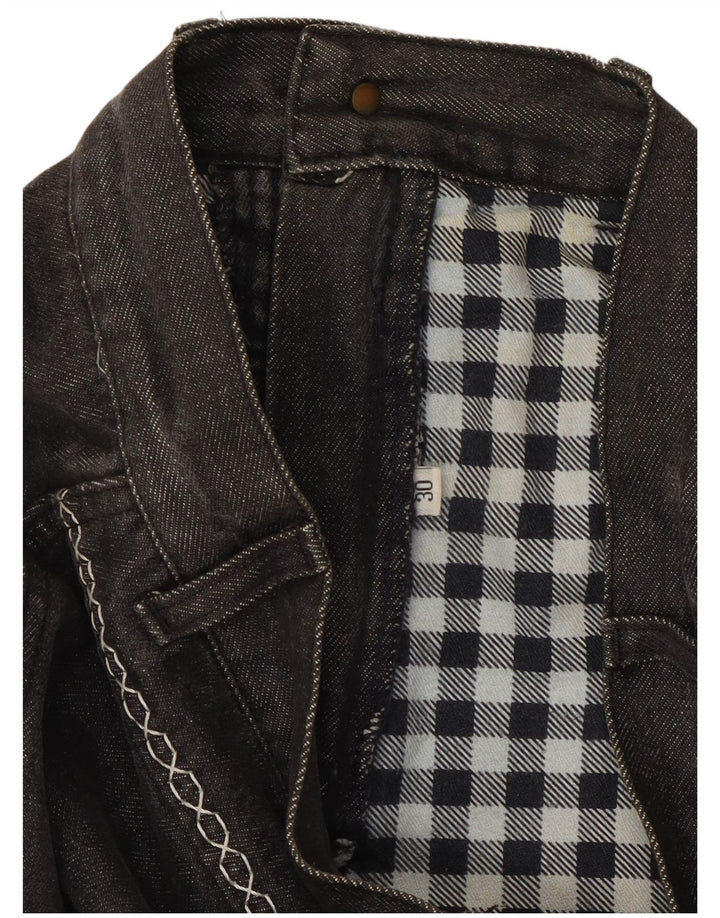 Damska spódnica dżinsowa VINTAGE W30 Średni szary