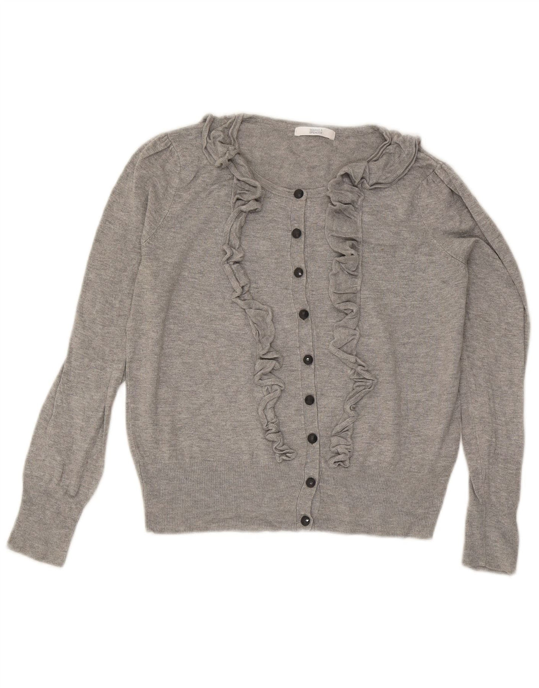 Sweter damski Marks & Spencer UK 10, mały, szary, nakrapiany