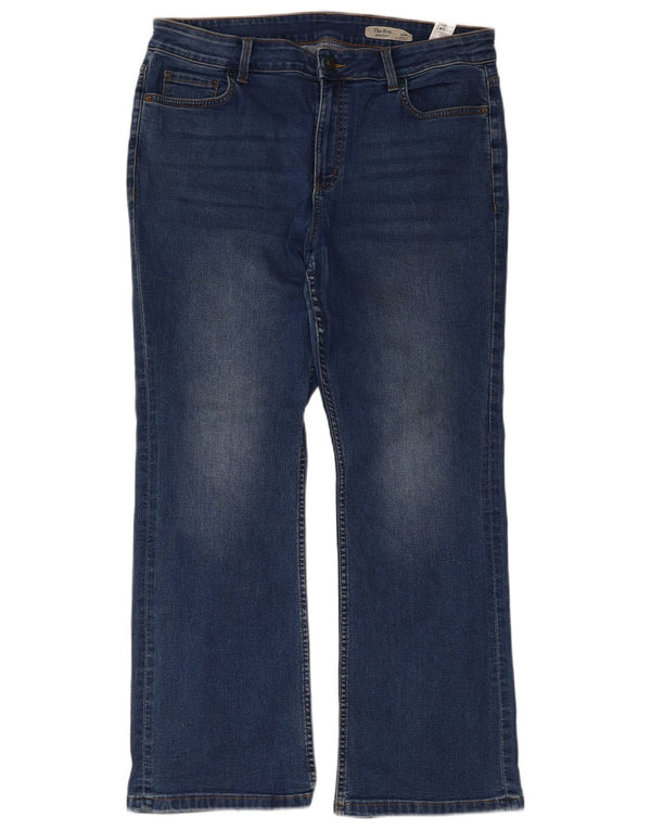 Marks & Spencer Damskie Jeansy Eva Bootcut UK 16 Duże W34 L28 Niebieskie