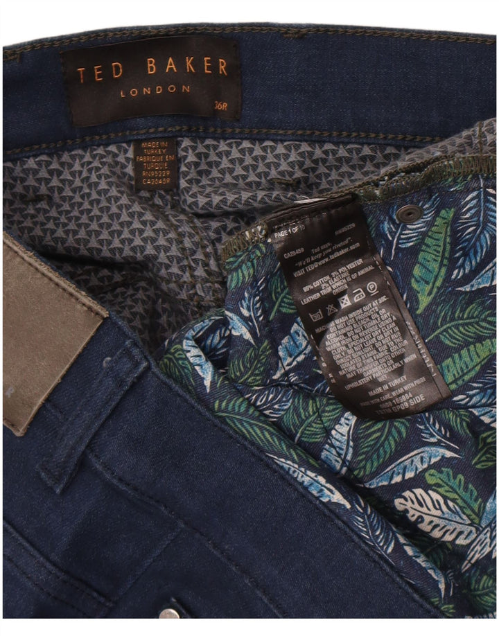 Jeansy męskie Ted Baker W36 L32 Granatowe, bawełniane
