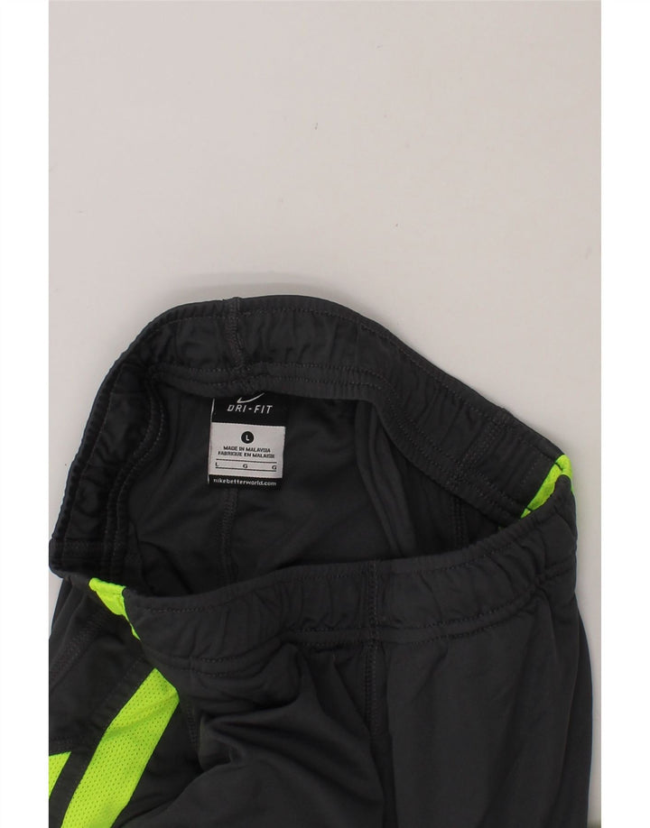 NIKE Boys Dri Fit Tracksuit Trousers 12-13 Years  Grey Polyester Vintage Nike and Second-Hand Nike from Messina Hembry 