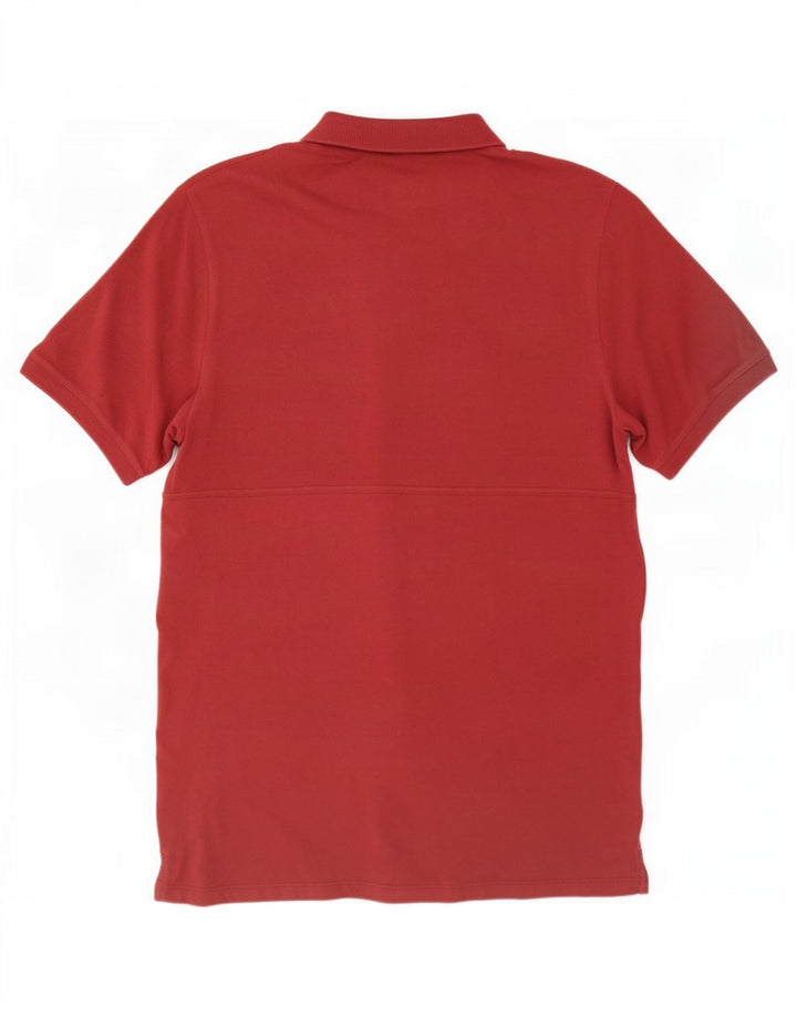 Męska koszulka polo Lyle & Scott, duża, bordowa, bawełniana