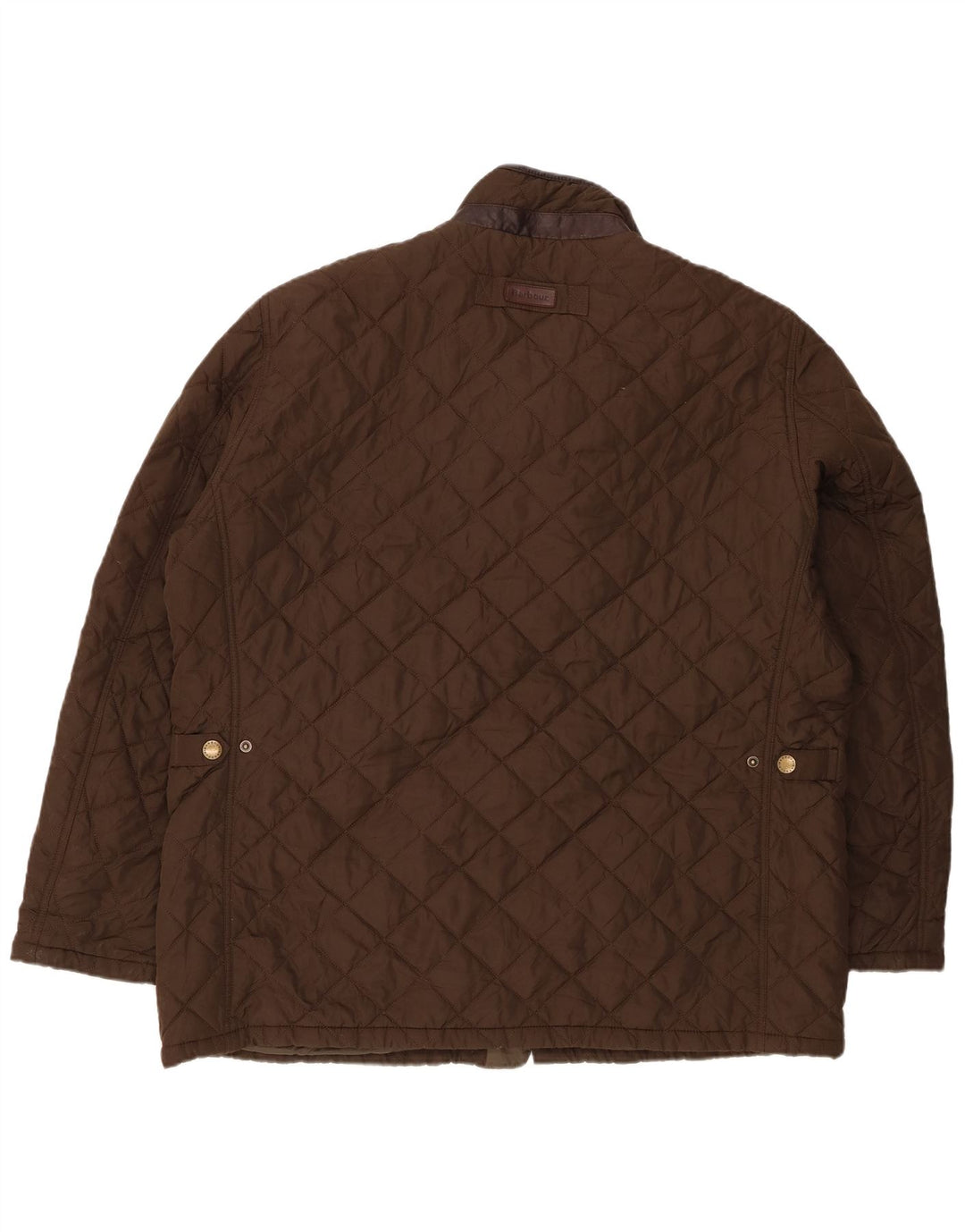 Męska pikowana kurtka Barbour UK 44 2XL Brązowa, poliester