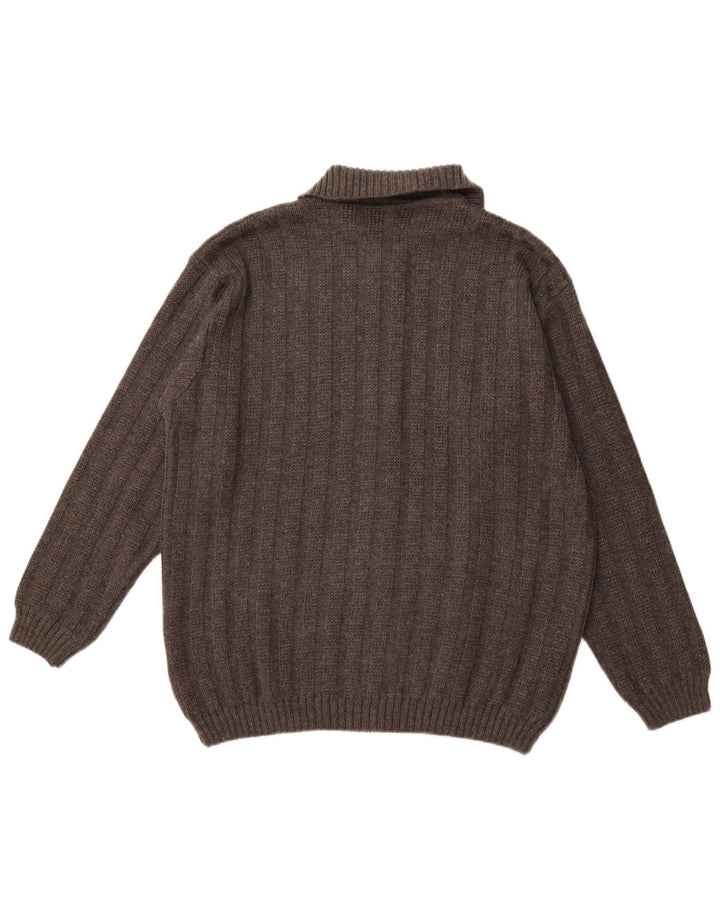 Męski sweter rozpinany NORTH SAILS, duży, szary, akrylowy