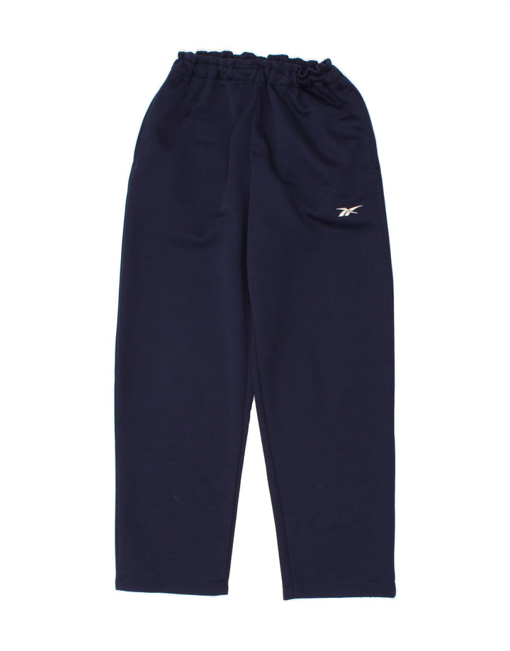 REEBOK Womens Tracksuit Trousers UK 0 2XS  Navy Blue Polyester Vintage Reebok and Second-Hand Reebok from Messina Hembry 