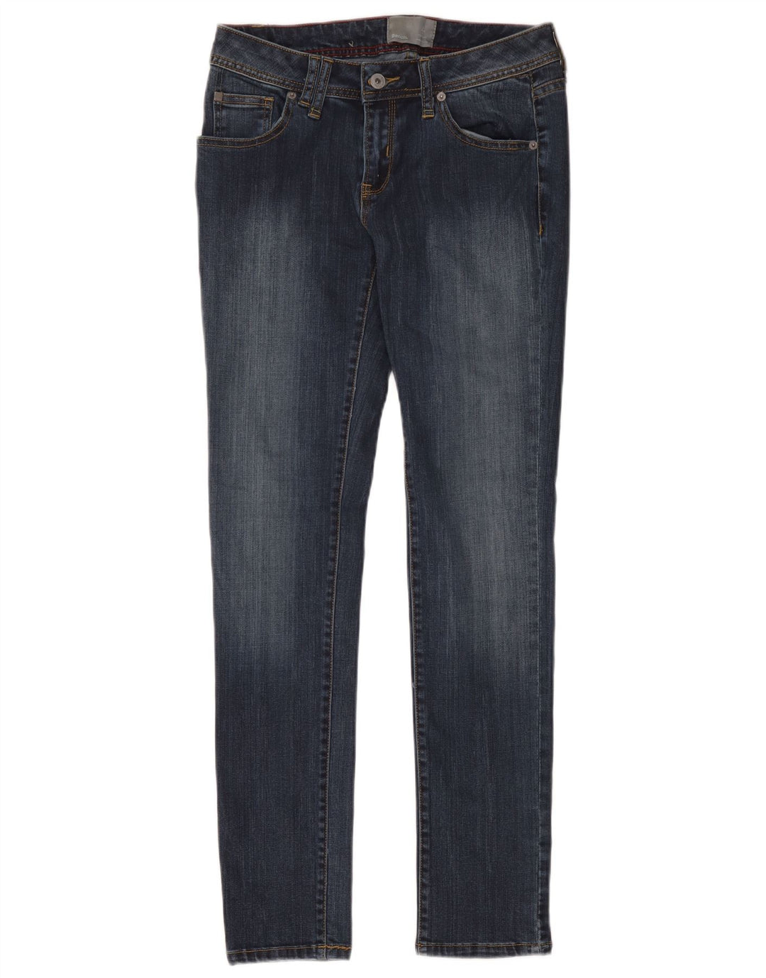 Damskie jeansy skinny Bench W28 L32 Granatowa bawełna