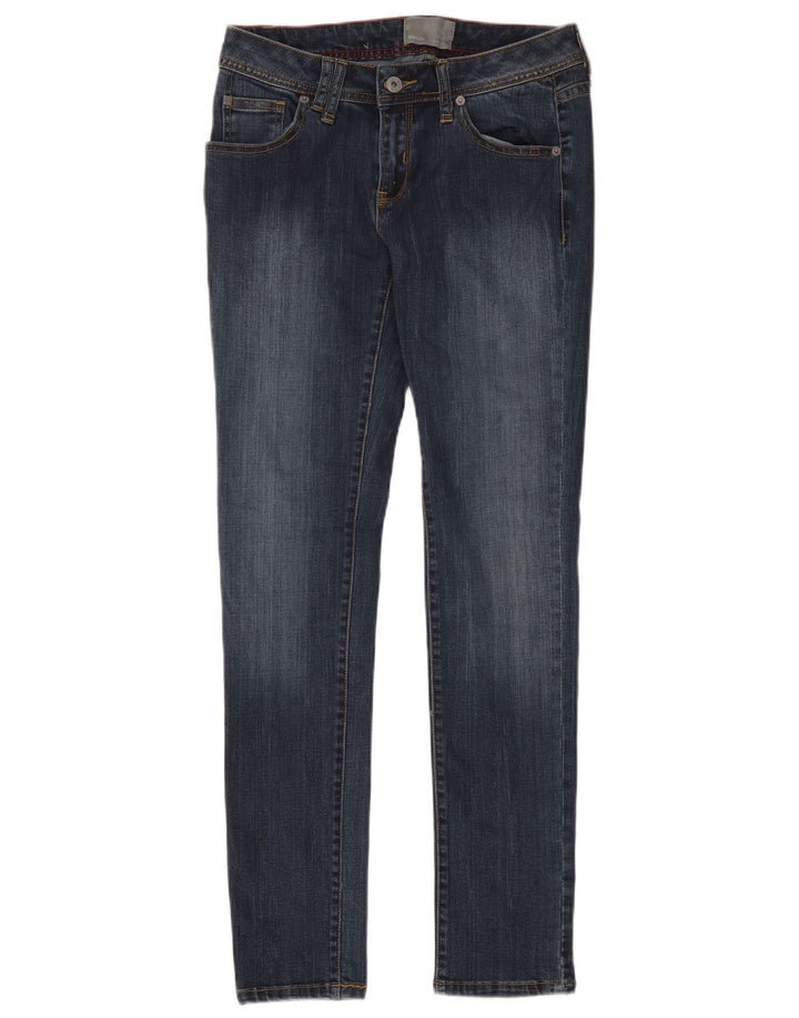 Damskie jeansy skinny Bench W28 L32 Granatowa bawełna