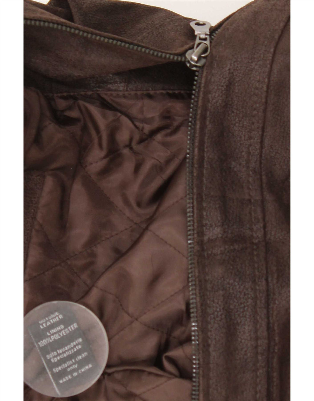 Bata and More Męska skórzana kurtka wojskowa IT 54 2XL brązowa