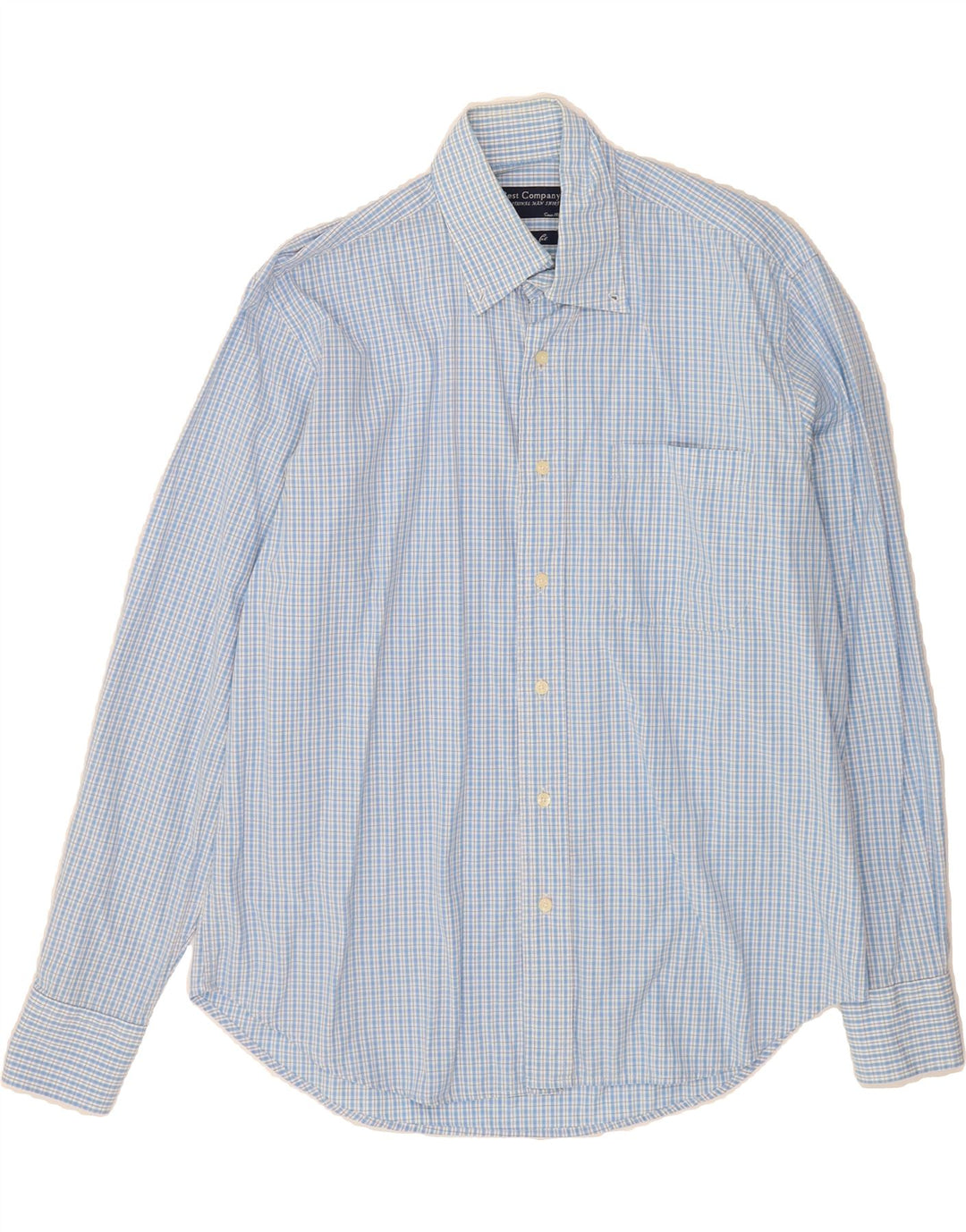 BEST COMPANY Mens Shirt Small Blue Check Vintage Best Company and Second-Hand Best Company from Messina Hembry 