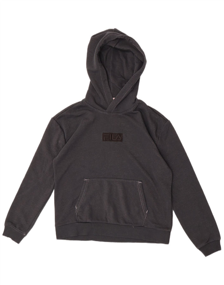 Damska bluza z kapturem Fila Graphic UK 14 Medium Black