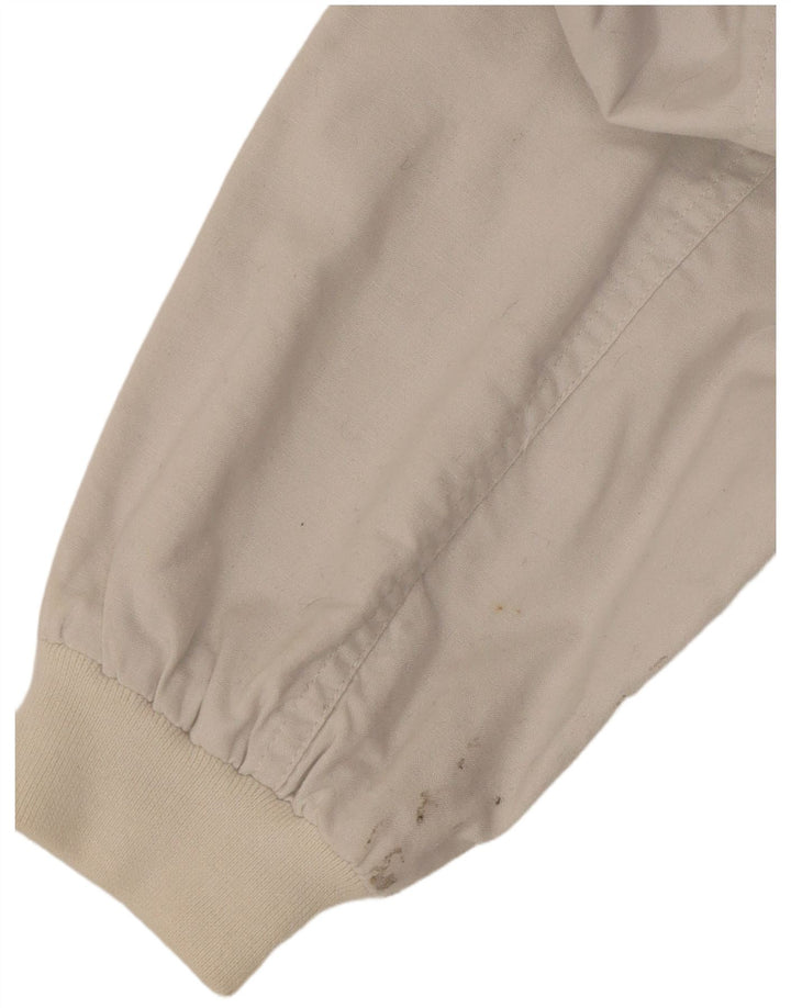 Nowa, szybka męska bluza z dekoltem w serek, duża, biała bawełna