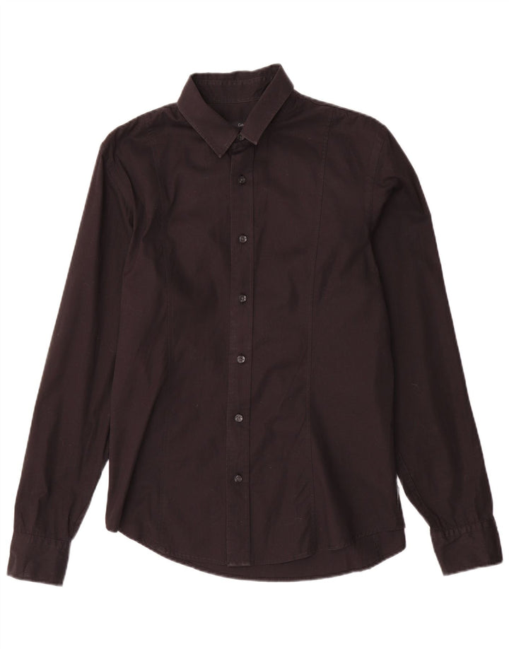 Koszula męska Calvin Klein Jeans, średnia czarna, bawełniana