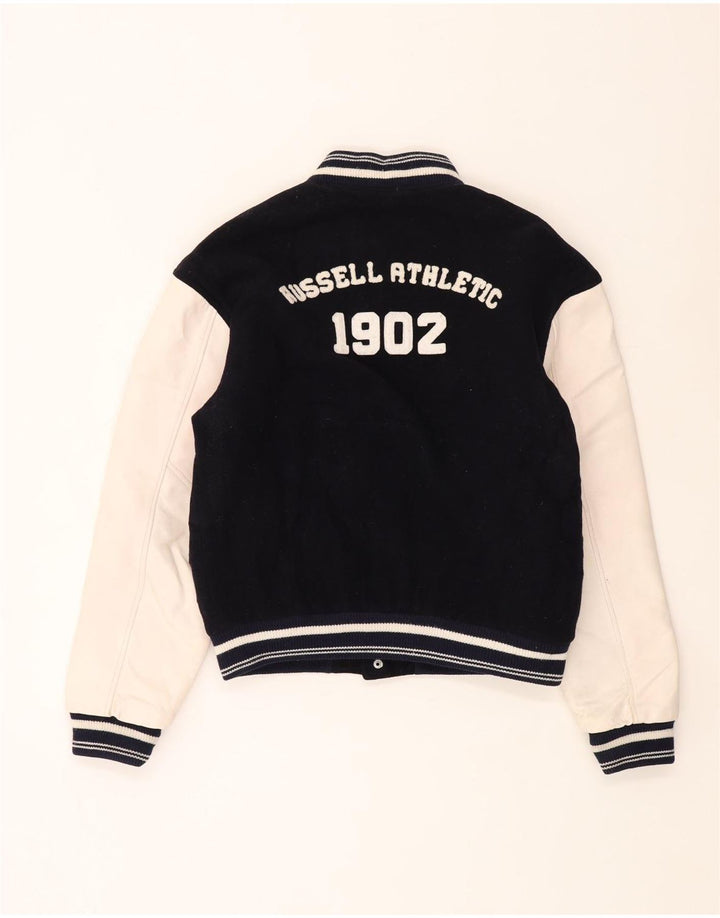 Męska kurtka Russell Athletic Varsity UK 38 Medium Navy Blue College