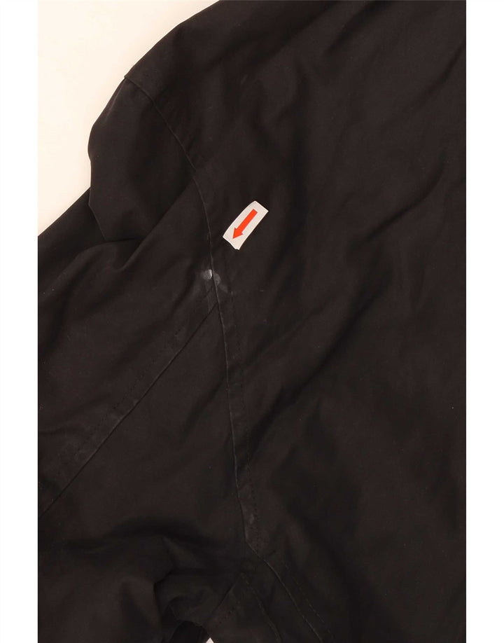 Płaszcz męski Tommy Hilfiger UK 38, średni czarny poliester
